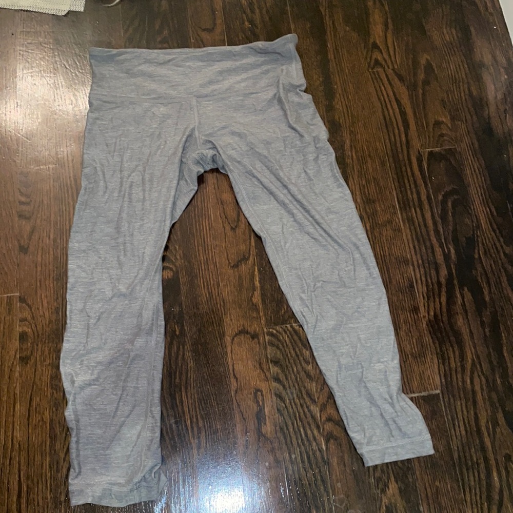 Lululemon Softest ever grey crop leggings size 6